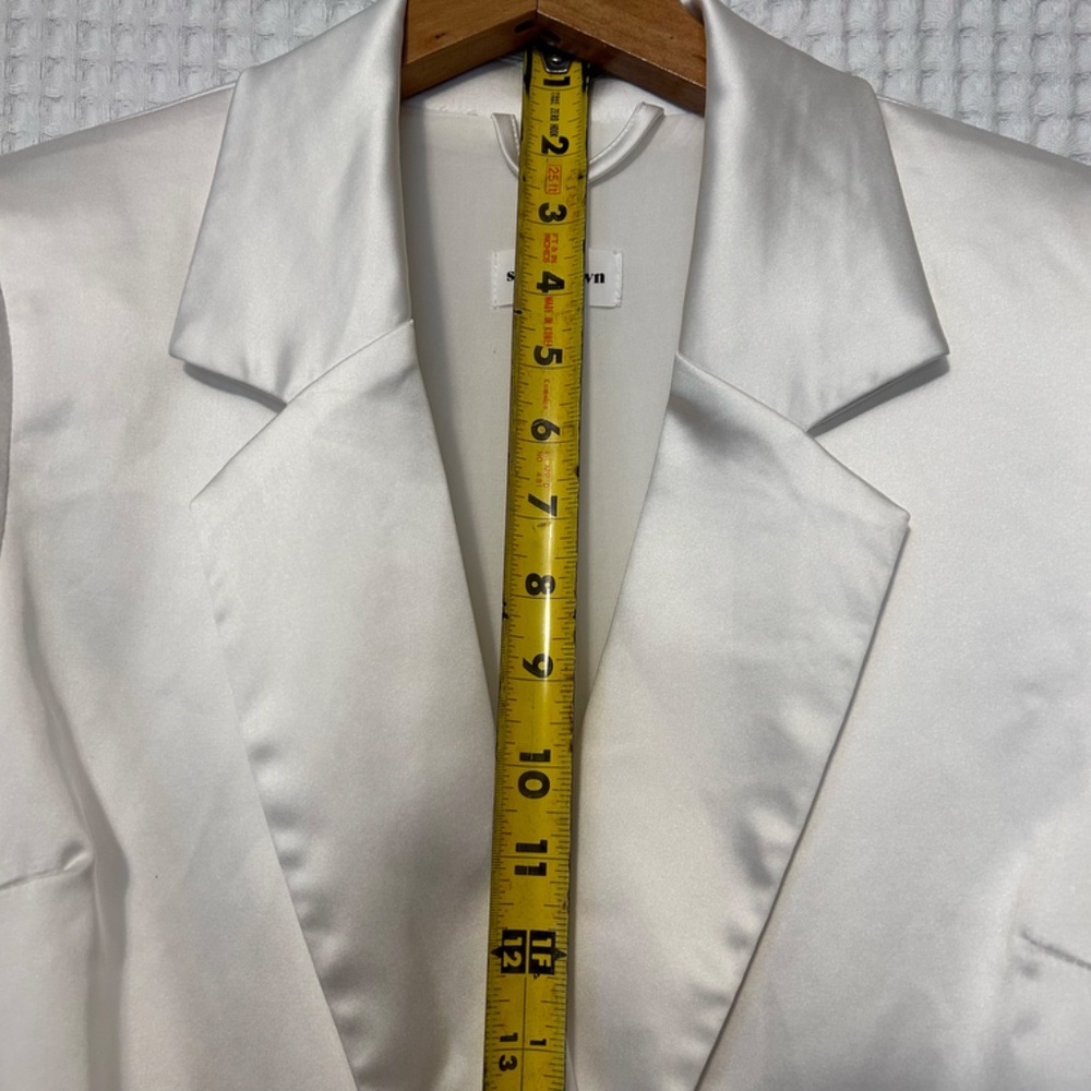 Superdown Oversized White Double Breasted Blazer … - image 6